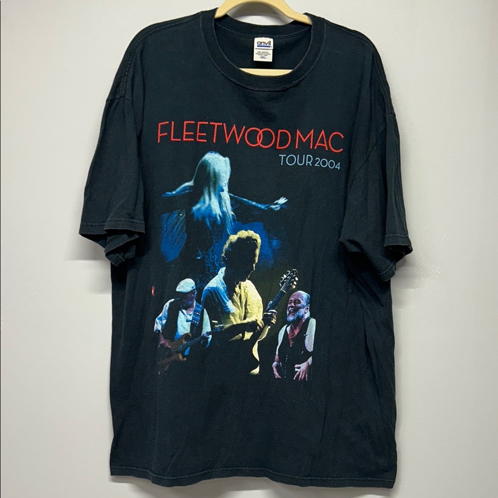 Fleetwood Mac Vintage Tour T-Shirt 2004 Band Tee Graphic Size 2XL